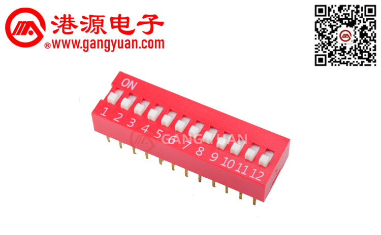 DS立式(1-12位)拨码开关